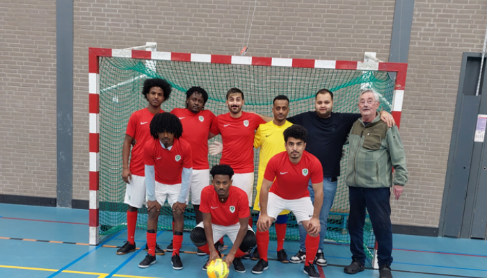 AZC-team bij Watergras